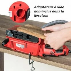 GOPLUS Ponceuse Vibrante/Rotative ?lectrique/Vitesses Variables/avec 1Sac à Poussière Et 12pcs Disque De Pon?age / Pour Le Pon?age Du Bois -Ponceuse et polisseuse Soldes 40243069 4