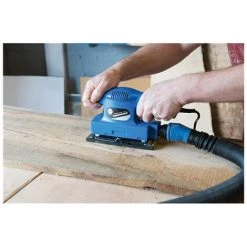 SILVERLINE PONCEUSE VIBRANTE 135 W- 1/3 DE FEUILLE -Ponceuse et polisseuse Soldes 40288535 2