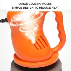 ASUPERMALL Machine De Polisseuse De Voiture Electrique, Kit De Cire De Polisseuse De Tampon Avec 2 Tampons Pour Le Polissage Et Le Cirage Des Details De Voiture, Noir -Ponceuse et polisseuse Soldes 40637246 3