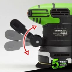 HELIOTRADE Ponceuse Excentrique 450 W - Moteur Puissant - Bac Récolteur De Poussières Rigide -Ponceuse et polisseuse Soldes 40745083 5