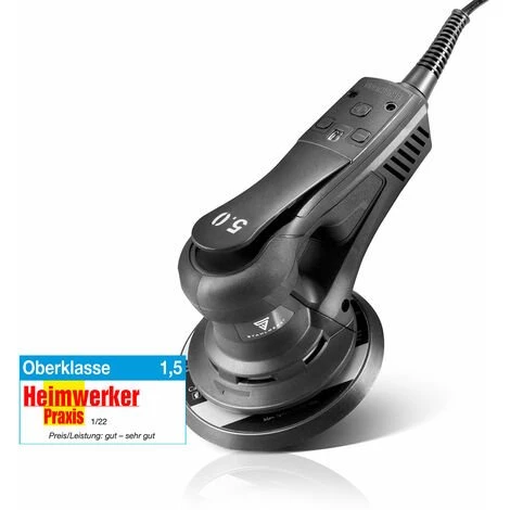 STAHLWERK ES-150 ST Ponceuse Orbitale Sans Balai Ponceuse Rotative Ponceuse à Main Avec 350 Watt Ponceuse Puissante à Faible Vibration 4 STAHLWERK ES-150 ST Ponceuse Orbitale Sans Balai Ponceuse Rotative Ponceuse à Main Avec 350 Watt Ponceuse Puissante à Faible Vibration – Image 2