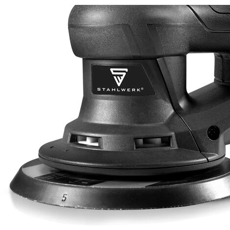STAHLWERK ES-150 ST Ponceuse Orbitale Sans Balai Ponceuse Rotative Ponceuse à Main Avec 350 Watt Ponceuse Puissante à Faible Vibration 7 STAHLWERK ES-150 ST Ponceuse Orbitale Sans Balai Ponceuse Rotative Ponceuse à Main Avec 350 Watt Ponceuse Puissante à Faible Vibration – Image 5