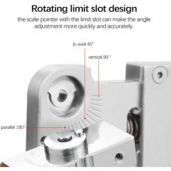 HAPPYSHOPPING Mini Machine De Meulage Et De Polissage Machine A Courroie A Rotation En Marche Avant Table Machine A Courroie De Sable Double Roue A Courroie De Reglage Machine A Courroie De Sable Bricolage Outil De Meulage Utilitaire En Aluminium Et Metal En Acier Inox -Ponceuse et polisseuse Soldes 41971183 4