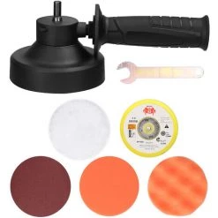 ASUPERMALL Machine De Polissage De Voiture 5 Pouces Da Machine Excentrique Perceuse Electrique Perceuse De Perceuse Modifiee Vibrations Polissage Machir Accessoire Set Auto Metal Polissage Wood Machine D'Epilation -Ponceuse et polisseuse Soldes 42110829 2