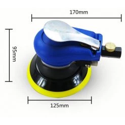 THSINDE Ponceuse Pneumatique Orbitale Aléatoire Auto-aspirateur De 5 Po Ponceuse Orbitale Avec Tuyau Et Sac -Ponceuse et polisseuse Soldes 42180342 3