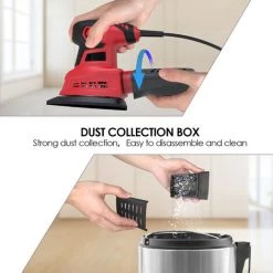 Ponceuse A Souris Meterk 200W EU -Ponceuse et polisseuse Soldes 42187088 5