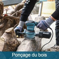 WESCO Ponceuses Excentrique 12000RPM 125mm, 300W Ponceuse Orbitale 9 WESCO Ponceuses Excentrique 12000RPM 125mm, 300W Ponceuse Orbitale -Ponceuse et polisseuse Soldes 42308365 3