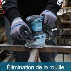 WESCO Ponceuses Excentrique 12000RPM 125mm, 300W Ponceuse Orbitale 10 WESCO Ponceuses Excentrique 12000RPM 125mm, 300W Ponceuse Orbitale -Ponceuse et polisseuse Soldes 42308365 4