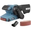WESCO 920W Ponceuse à Bande,150-270 RPM Avec Sac à Poussière