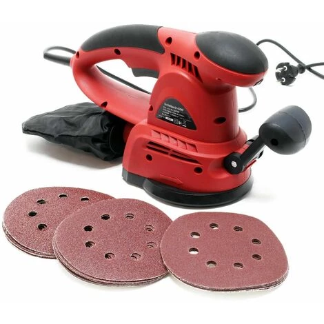 HELLOSHOP26 Ponceuse 430 Watts Avec Sac à Poussière Et Papier De Verre 16x - Transparent 3 HELLOSHOP26 Ponceuse 430 Watts Avec Sac à Poussière Et Papier De Verre 16x - Transparent