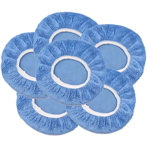 ASUPERMALL 6Pcs Polissage Tampons De Polissage 5-6 Pouces Coussinets De Capot De Polissage De Voiture Pour Le Polissoir De La Voiture Polisseuse Polissage Cireil, Bleu, Paquet De 6 4 ASUPERMALL 6Pcs Polissage Tampons De Polissage 5-6 Pouces Coussinets De Capot De Polissage De Voiture Pour Le Polissoir De La Voiture Polisseuse Polissage Cireil, Bleu, Paquet De 6 – Image 2