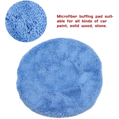 ASUPERMALL 6Pcs Polissage Tampons De Polissage 5-6 Pouces Coussinets De Capot De Polissage De Voiture Pour Le Polissoir De La Voiture Polisseuse Polissage Cireil, Bleu, Paquet De 6 6 ASUPERMALL 6Pcs Polissage Tampons De Polissage 5-6 Pouces Coussinets De Capot De Polissage De Voiture Pour Le Polissoir De La Voiture Polisseuse Polissage Cireil, Bleu, Paquet De 6 – Image 4