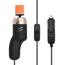 ASUPERMALL Mini Polisseur De Voitures 12V Compact Polissage De Pool De Polissage De Poche Scrats Tueurs Taille De Poche De Poele A Rayures Kit De Reparation De Rayures Ensemble De Poncage Et Nettoyage, Noir -Ponceuse et polisseuse Soldes 43222766 2