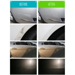 ASUPERMALL Mini Polisseur De Voitures 12V Compact Polissage De Pool De Polissage De Poche Scrats Tueurs Taille De Poche De Poele A Rayures Kit De Reparation De Rayures Ensemble De Poncage Et Nettoyage, Noir -Ponceuse et polisseuse Soldes 43222766 3