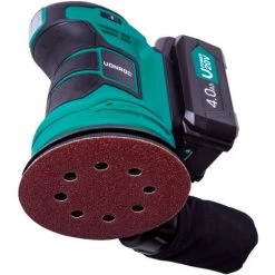 VONROC Ponceuse Orbitale Sans Fil 20V - Ø125mm – 12 Feuilles Abrasives Et Sac De Récupération De Poussière - Batterie 4.0 Ah Et Chargeur Inclus -Ponceuse et polisseuse Soldes 44190757 3