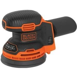 BLACK + DECKER Ponceuse Excentrique Sans-fil 18V BLACK+DECKER (Livrée Sans Batterie Ni Chargeur) - BDCROS18N-XJ