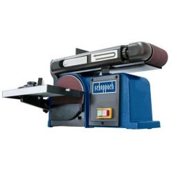 Pack SCHEPPACH Ponceuse à Bande Et à Disque 370W - BTS900 - 3 Bandes Abrasives - Grain 180 -Ponceuse et polisseuse Soldes 45813640 5