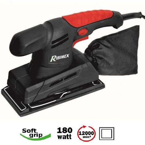 HELIAUTO Ponceuse Vibrante 180W - Sac à Poussières - Poignée Softgip 6 HELIAUTO Ponceuse Vibrante 180W - Sac à Poussières - Poignée Softgip – Image 4