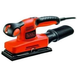 BLACK & DECKER KA320EKA-QS - Electric Ponceu E 240W 1/3 Feuille Filtre 5 Feuille De Able Et Mallette