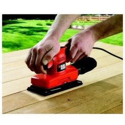 BLACK & DECKER KA320EKA-QS - Electric Ponceu E 240W 1/3 Feuille Filtre 5 Feuille De Able Et Mallette -Ponceuse et polisseuse Soldes 45892010 3