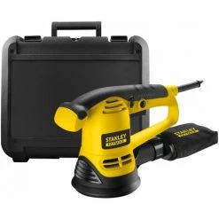 Ponçeuse Excentrique 480W - 125mm, Malette De Transport Robuste - STANLEY Fatmax FME440K-QS