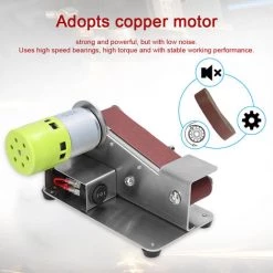 ASUPERMALL Ponceuse Multifonctionnelle Mini Ponceuse à Bande électrique Avec 10Pcs 30Mm Papier De Verre, Sans Alimentation électrique - Sans Alimentation électrique -Ponceuse et polisseuse Soldes 46315360 3