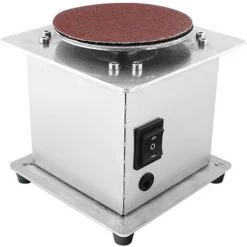 ASUPERMALL Mini Ponceuse à Disque D'établi Affûteuse De Bords électrique 7 Vitesses Variables 20 Disques De Ponçage Auto-Adhésifs