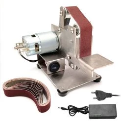 SUPERSELLER Mini Machine à Bande, Polisseuse De Bricolage, Ponceuse à Bois, Modèle à Bande De 25 Mm -Ponceuse et polisseuse Soldes 46773238 5