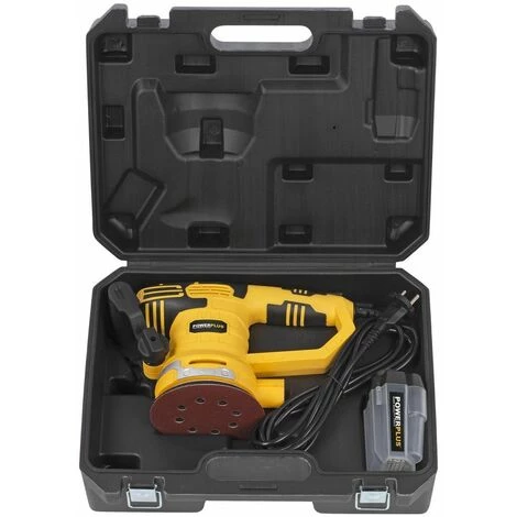 POWER PLUS Powerplus - Yellow - POWX0471 - A Balais à Charon - Ponceuse Orbitale Excentrique - 450W 6 POWER PLUS Powerplus - Yellow - POWX0471 - A Balais à Charon - Ponceuse Orbitale Excentrique - 450W – Image 4