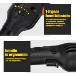 SUPERSELLER Polisseuse Outil De Polissage De Meubles D'automobile De Machine De Cirage De Polisseuse électrique De Voiture De Vitesse Réglable De 1200W 220V, Type 1 - Type 1 -Ponceuse et polisseuse Soldes 48888621 3