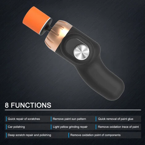 SUPERSELLER Polisseuse Mini Polisseuse à Vitesse Variable 60W Polisseuse De Voiture Filaire 8500 Tr/min Polisseuse électrique Nettoyage Polissage Machine à Cirer L'outil De Réparation Des Rayures De Surface Automobile, Vitesse Variable - Vitesse Variable 5 SUPERSELLER Polisseuse Mini Polisseuse à Vitesse Variable 60W Polisseuse De Voiture Filaire 8500 Tr/min Polisseuse électrique Nettoyage Polissage Machine à Cirer L'outil De Réparation Des Rayures De Surface Automobile, Vitesse Variable - Vitesse Variable – Image 3