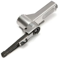 SUPERSELLER Ponceuse à Bande Ponceuse à Bande Pneumatique 3/8 "meuleuse D'angle D'air Avec Bandes Abrasives Pour Ensemble D'outils Pneumatiques De Ponçage De Compresseur D'air, 0