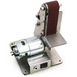 SUPERSELLER Ponceuse à Bande Machine à Bande De Sable Verticale Mini Machine à Bande De Sable Machine De Polissage Et De Polissage De Bricolage Affûteuse à Angle Fixe Machine De Bord De Coupe, 895 Moteur De Broche -Ponceuse et polisseuse Soldes 48888899 2