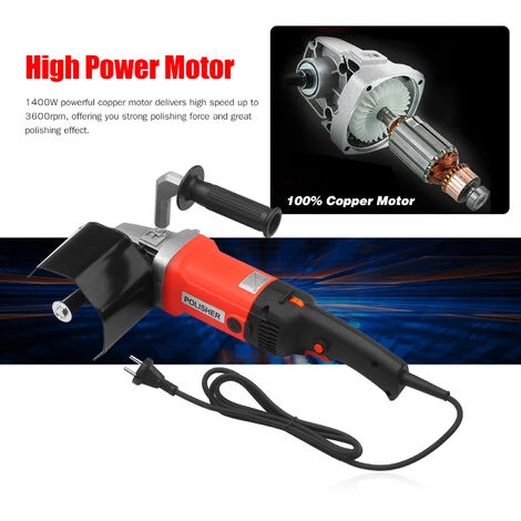 SUPERSELLER Polisseuse Machine De Polissage De Brunissage électrique 220V 1400W Polisseuse De Machine De Tréfilage électrique Pour Le Polissage Du Bois En Acier Inoxydable En Métal, Prise Européenne 7 SUPERSELLER Polisseuse Machine De Polissage De Brunissage électrique 220V 1400W Polisseuse De Machine De Tréfilage électrique Pour Le Polissage Du Bois En Acier Inoxydable En Métal, Prise Européenne – Image 5