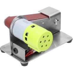 HAPPYSHOPPING Mini Ponceuse à Bande De Bureau à Domicile Machine De Polissage Portable Bricolage Avec 10 Rouleaux De Bande Abrasive,sans Pouvoir - Sans Pouvoir -Ponceuse et polisseuse Soldes 49189936 2