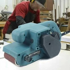 GOJOY Ponceuse à Bande 800W Avec Sac à Poussière Ponceuse à Bande électrique Ponceuse à Bande électrique Machine à Bande -Ponceuse et polisseuse Soldes 50002160 4