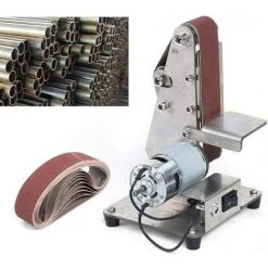 GOJOY Ponceuse à Bande électrique 100 W Mini Meuleuse à Bande Machine De Meulage à Bande Machine De Polissage Ponceuse De Bureau -Ponceuse et polisseuse Soldes 50002166 3