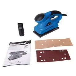 SILVERLINE PONCEUSE VIBRANTE FEUILLE 1/3 - 160 W -Ponceuse et polisseuse Soldes 50239581 4