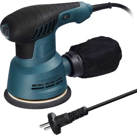 SUPERSELLER Ponceuse Fraiseuse à Béton électroportative Ponceuse Excentrique électrique Portative 300W 5 Pouces 125mm Plaque De Ponçage Ponceuse électrique Traitement Du Bois Meubles Voiture Polisseuse Avec Boîte à Poussière 6 Vitesses De Régulation, Prise UE - Prise 3 SUPERSELLER Ponceuse Fraiseuse à Béton électroportative Ponceuse Excentrique électrique Portative 300W 5 Pouces 125mm Plaque De Ponçage Ponceuse électrique Traitement Du Bois Meubles Voiture Polisseuse Avec Boîte à Poussière 6 Vitesses De Régulation, Prise UE - Prise