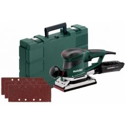 METABO® Sander Sre 4350 Turbotec Ensemble + 10 Feuilles De Meulage Dans La Valise