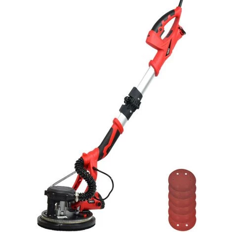 OXEO Ponceuse Girafe 800w 230v - Ponceuse Télescopique Réglable De 1m30 à 1m70 - Eclairage LED - Inclu Sac De Poussières 3 OXEO Ponceuse Girafe 800w 230v - Ponceuse Télescopique Réglable De 1m30 à 1m70 - Eclairage LED - Inclu Sac De Poussières