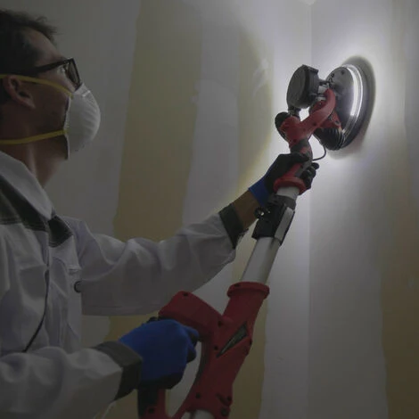 OXEO Ponceuse Girafe 800w 230v - Ponceuse Télescopique Réglable De 1m30 à 1m70 - Eclairage LED - Inclu Sac De Poussières 7 OXEO Ponceuse Girafe 800w 230v - Ponceuse Télescopique Réglable De 1m30 à 1m70 - Eclairage LED - Inclu Sac De Poussières – Image 5