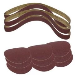 Pack SCHEPPACH Ponceuse à Bande Et à Disque - 250 W - BTS700 - 9 Disques Abrasifs - 3 Bandes Abrasives -Ponceuse et polisseuse Soldes 51426147 3