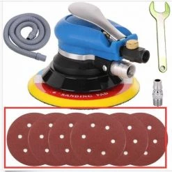 ZHUOXUAN Ponceuse Excentrique à Air Comprimé Pneumatique Orbitale Avec Disque Ø 150 Mm 6“