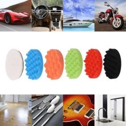 LIFCAUSAL Polisseuse De Tampon électrique 6 Pouces Pour Le Polissage Du Ponçage Du Cirage à Vitesse Variable 600-3600 Tr/min Poignées Détachables Avec Tampons De Polissage Pour Le Polissage De Voiture Et L'électroménager EU -Ponceuse et polisseuse Soldes 51745455 4