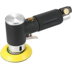 SUPERSELLER Polisseuse Mini Ponceuse Pneumatique 2 Pouces 3 Pouces Ponceuse Pneumatique Orbitale Aléatoire Polisseuse Portative Pneumatique à Grande Vitesse Pour La Surface Métallique De Meubles De Carrosserie - Excentricité Et Connecteur JP
