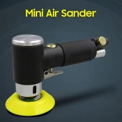 SUPERSELLER Polisseuse Mini Ponceuse Pneumatique 2 Pouces 3 Pouces Ponceuse Pneumatique Orbitale Aléatoire Polisseuse Portative Pneumatique à Grande Vitesse Pour La Surface Métallique De Meubles De Carrosserie - Excentricité Et Connecteur JP -Ponceuse et polisseuse Soldes 51780075 4