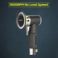 SUPERSELLER Polisseuse Mini Ponceuse Pneumatique 2 Pouces 3 Pouces Ponceuse Pneumatique Orbitale Aléatoire Polisseuse Portative Pneumatique à Grande Vitesse Pour La Surface Métallique De Meubles De Carrosserie - Excentricité Et Connecteur JP -Ponceuse et polisseuse Soldes 51780075 5