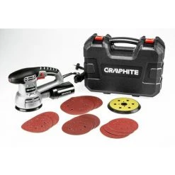 BRICOLINE Ponceuse Orbitale 430W, Disque 125/150 Mm, Mallette -Ponceuse et polisseuse Soldes 52519643 5