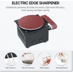 ASUPERMALL Mini Ponceuse D'établi à Bande Et à Disque, Affûteur électrique à 7 Vitesses Variables Avec10 Disques/ Bandes Abrasives, Ponceuse D'établi Pour Bois, Métal Et Acrylique, Type 2 - Type 2 -Ponceuse et polisseuse Soldes 52557623 3